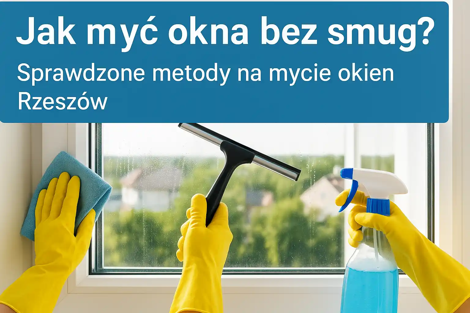 Poradnik sprzątania: jak myć okna bez smug - metody WeCleanUp