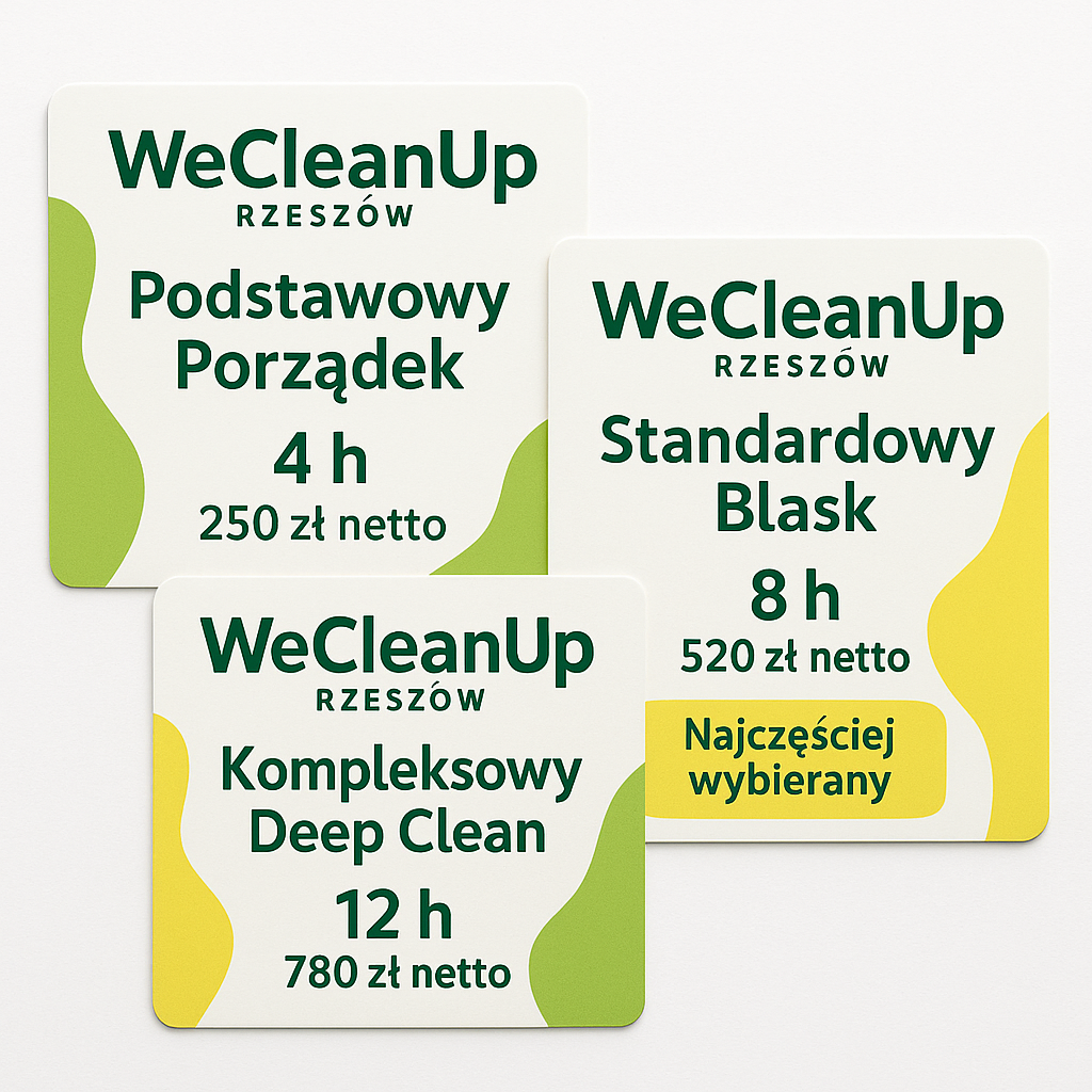 Voucher na sprzątanie Rzeszów - idealny prezent